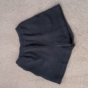 Na Nin Chloe Knitted Cotton Rib Shorts / 